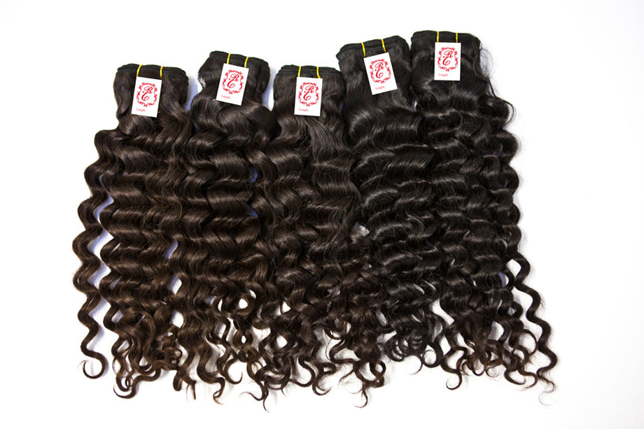 Spiral Wave Weft Hair
